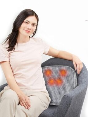 Foot + Back Shiatsu Massager Massage Heat Option Self Care Relaxing Gift New Box